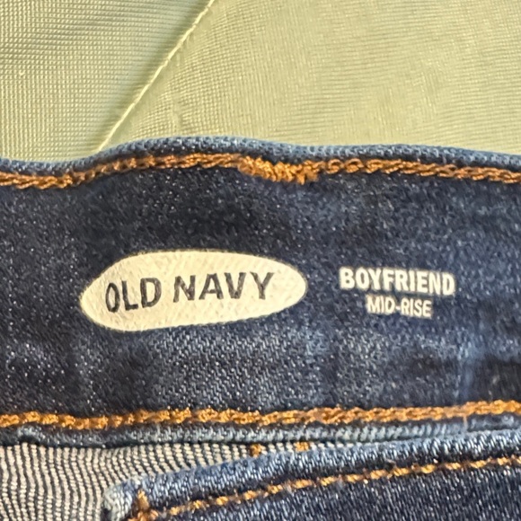 Old Navy Dark Blue Jean Shorts - Picture 2 of 4